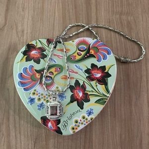 Brighton Red Stone Pendant Necklace